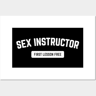 Sex Instructor First Lesson Free Posters and Art